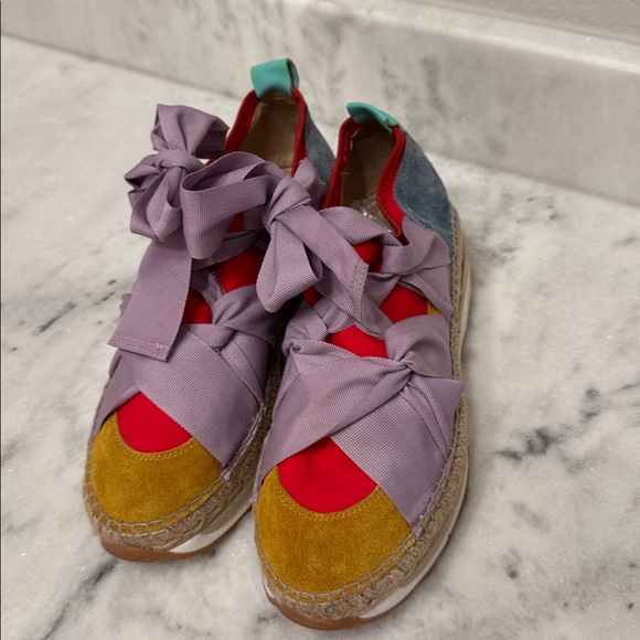 Free People Chapmin Espadrille Sneakers size 38 (8) Colorful - Picture 4 of 8